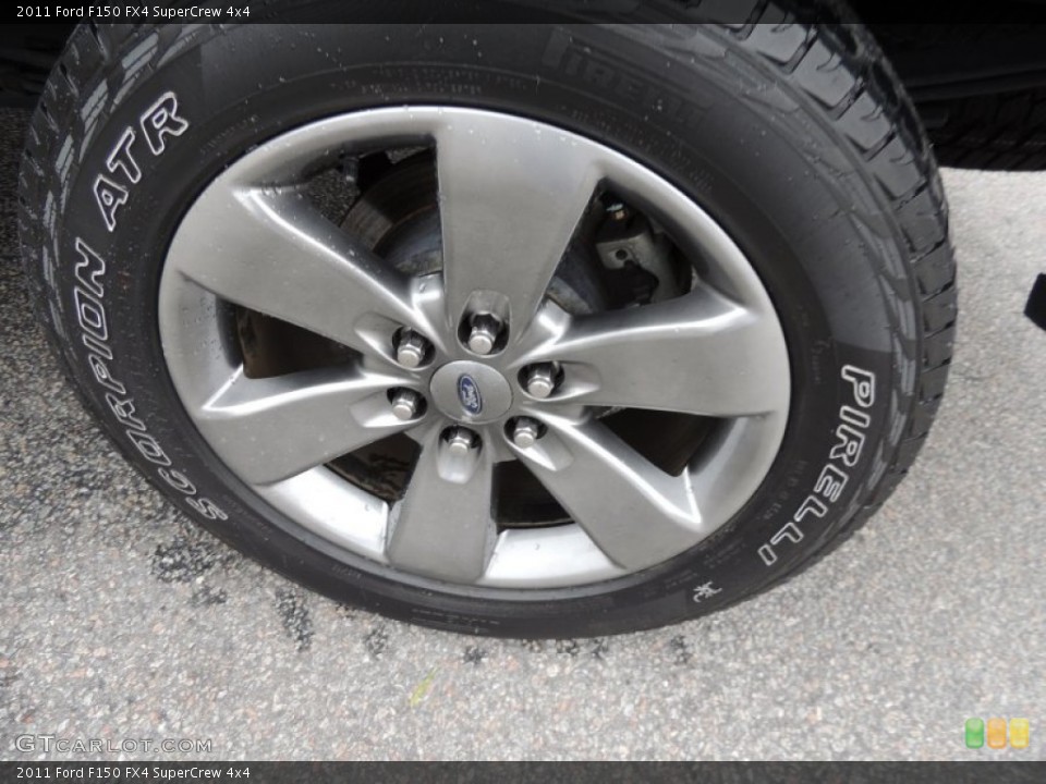 2011 Ford F150 FX4 SuperCrew 4x4 Wheel and Tire Photo #74785564