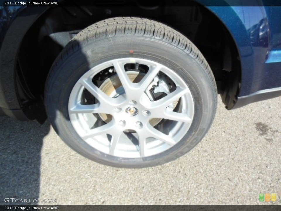2013 Dodge Journey Crew AWD Wheel and Tire Photo #74788883