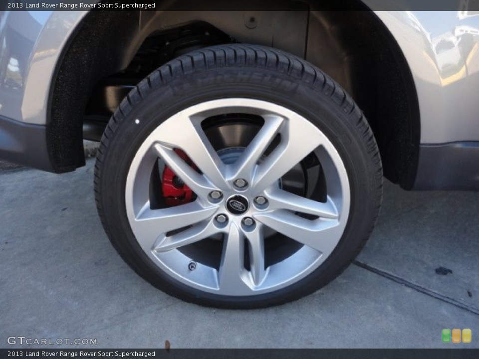 2013 Land Rover Range Rover Sport Supercharged Wheel and Tire Photo #74789238