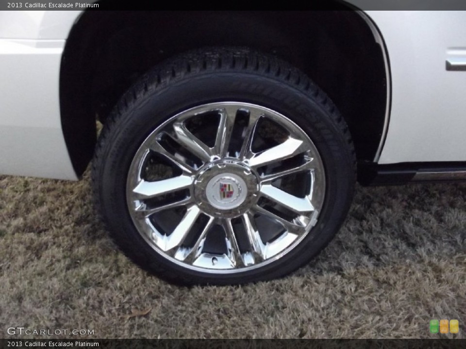 2013 Cadillac Escalade Platinum Wheel and Tire Photo #74797839