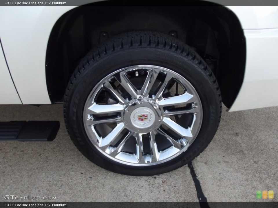 2013 Cadillac Escalade ESV Platinum Wheel and Tire Photo #74798237