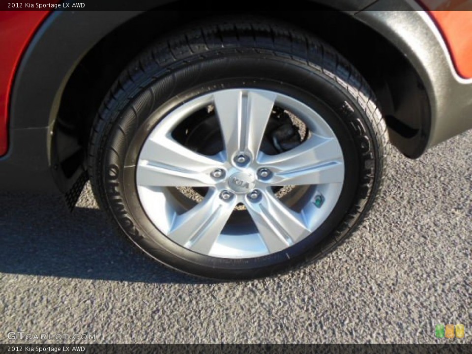 2012 Kia Sportage LX AWD Wheel and Tire Photo #74800613