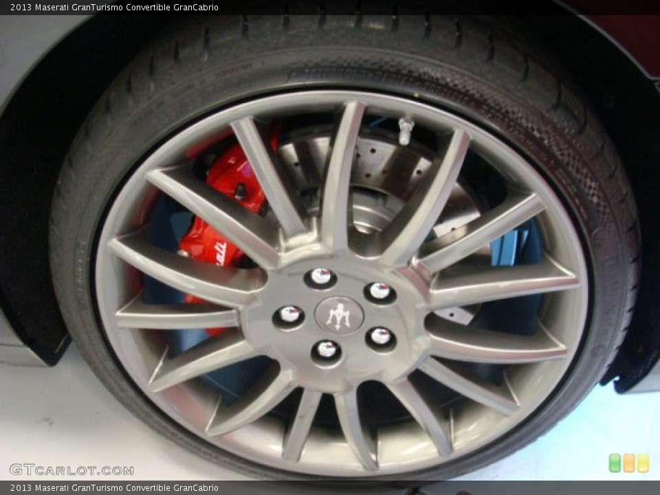 2013 Maserati GranTurismo Convertible GranCabrio Wheel and Tire Photo #74800648