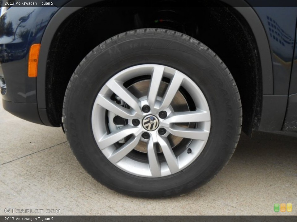 2013 Volkswagen Tiguan S Wheel and Tire Photo #74801417