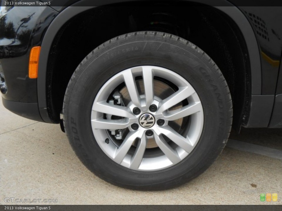 2013 Volkswagen Tiguan S Wheel and Tire Photo #74802493