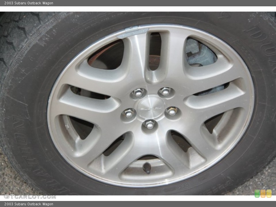 2003 Subaru Outback Wagon Wheel and Tire Photo #74802809