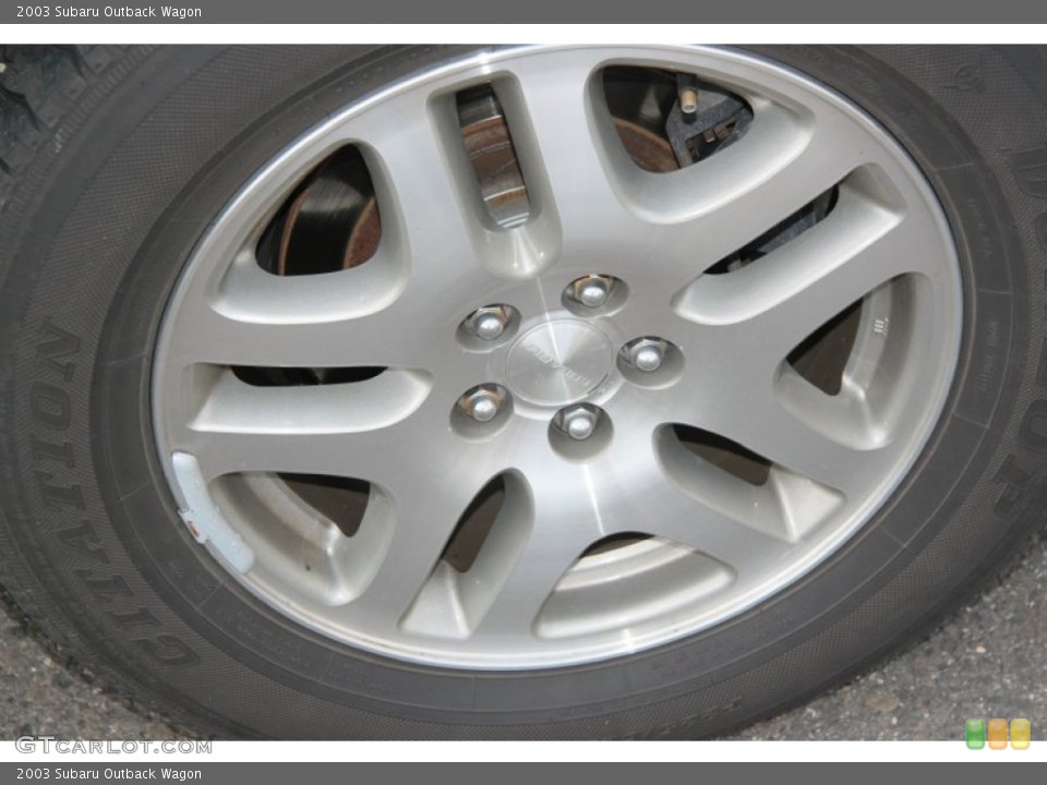 2003 Subaru Outback Wagon Wheel and Tire Photo #74802871