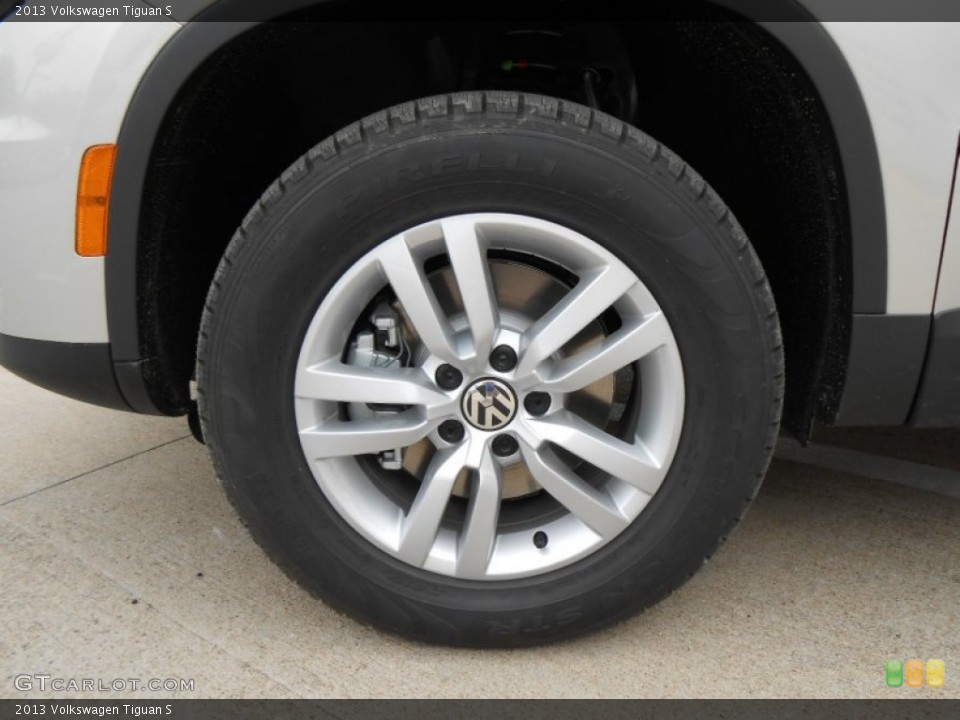 2013 Volkswagen Tiguan S Wheel and Tire Photo #74803082