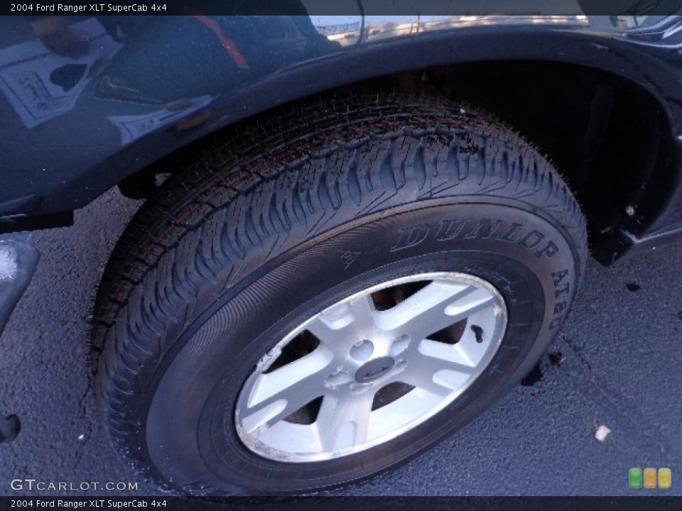 2004 Ford Ranger XLT SuperCab 4x4 Wheel and Tire Photo #74808062