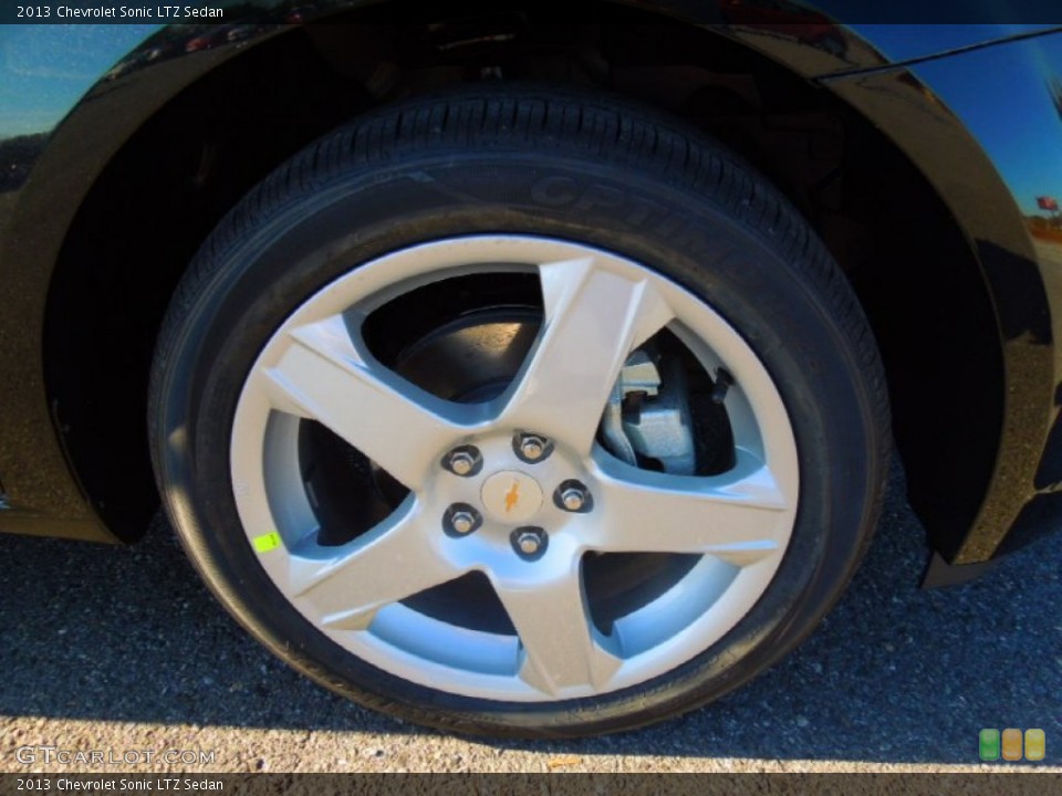 2013 Chevrolet Sonic LTZ Sedan Wheel and Tire Photo #74817657