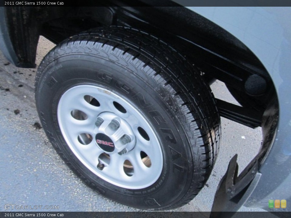 2011 GMC Sierra 1500 Crew Cab Wheel and Tire Photo #74821127