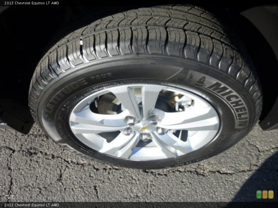 2013 Chevrolet Equinox LT AWD Wheel and Tire Photo #74825705