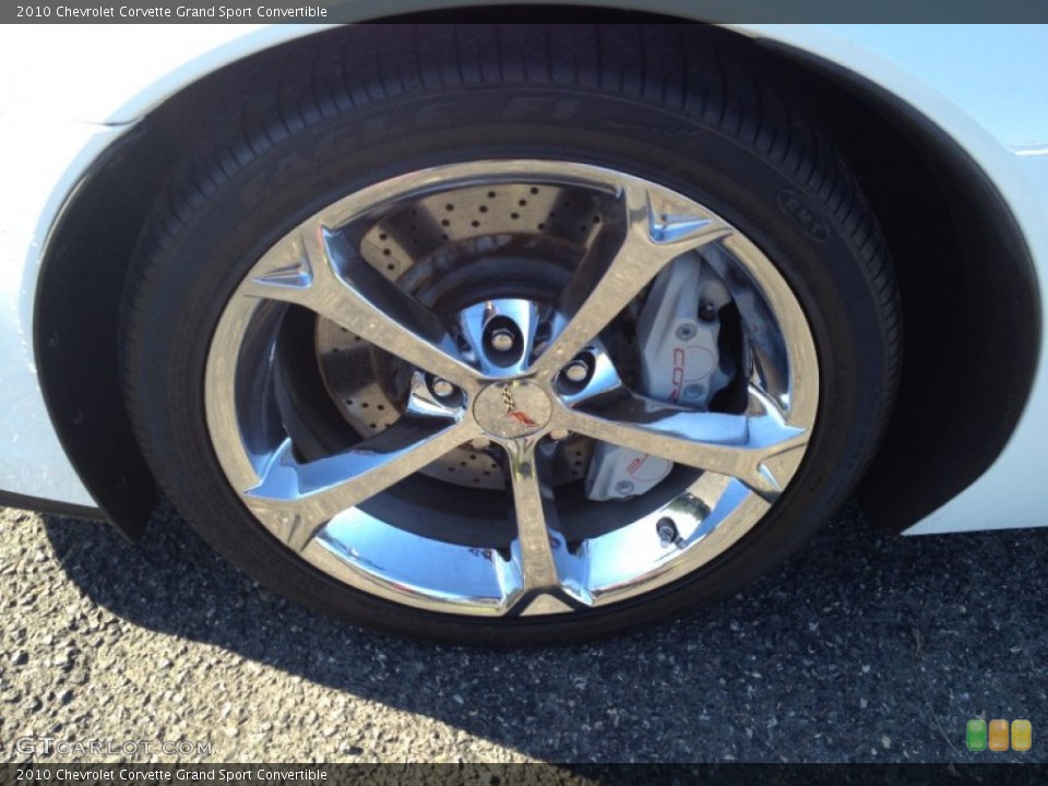 2010 Chevrolet Corvette Grand Sport Convertible Wheel and Tire Photo #74827735