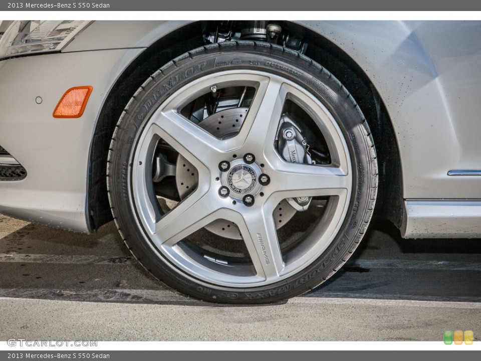 2013 Mercedes-Benz S 550 Sedan Wheel and Tire Photo #74828999