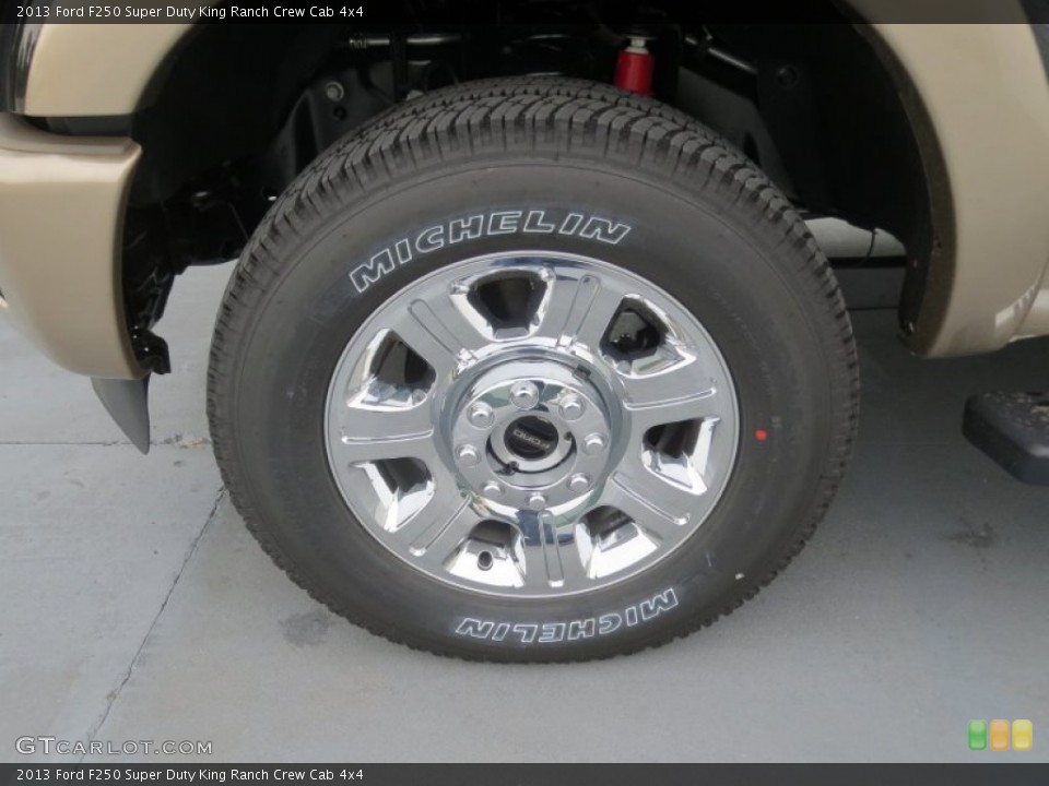 2013 Ford F250 Super Duty King Ranch Crew Cab 4x4 Wheel and Tire Photo #74842159