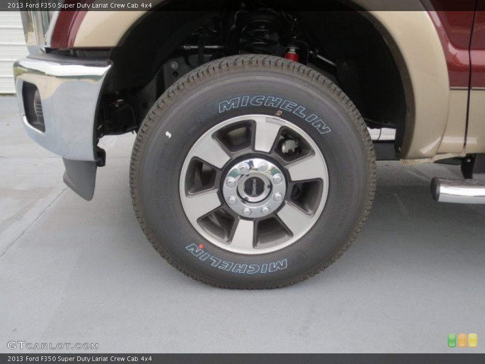 2013 Ford F350 Super Duty Lariat Crew Cab 4x4 Wheel and Tire Photo #74842888