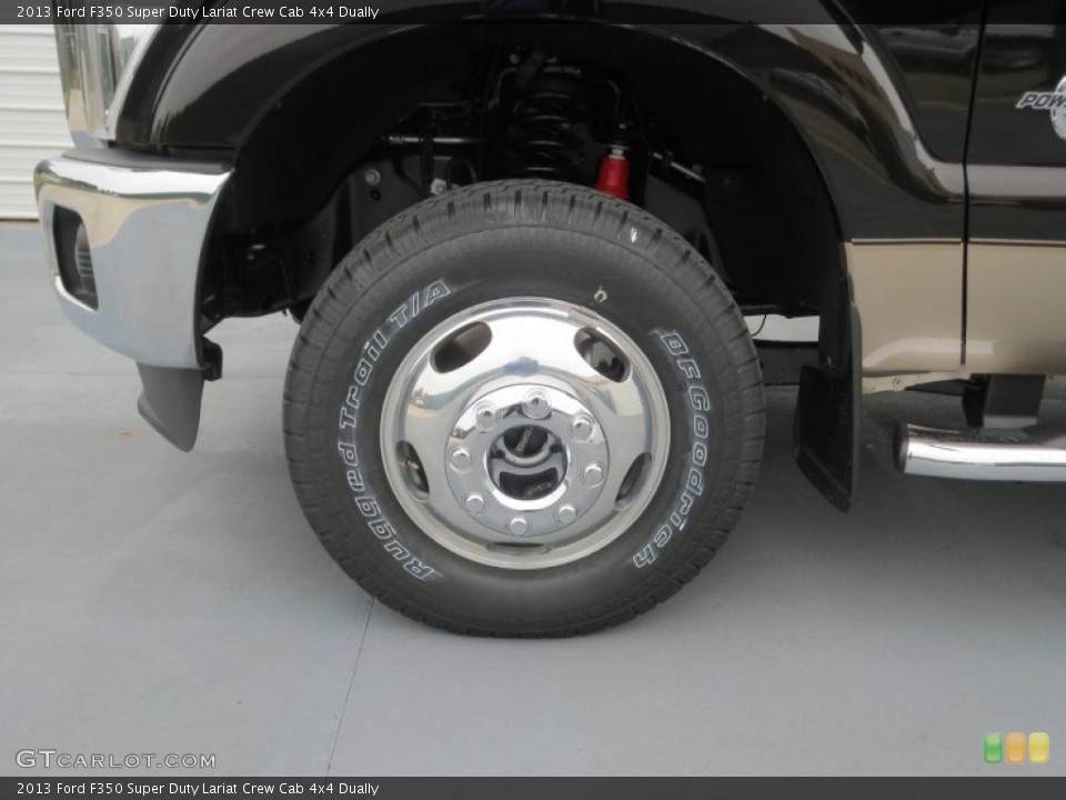 2013 Ford F350 Super Duty Lariat Crew Cab 4x4 Dually Wheel and Tire Photo #74846258