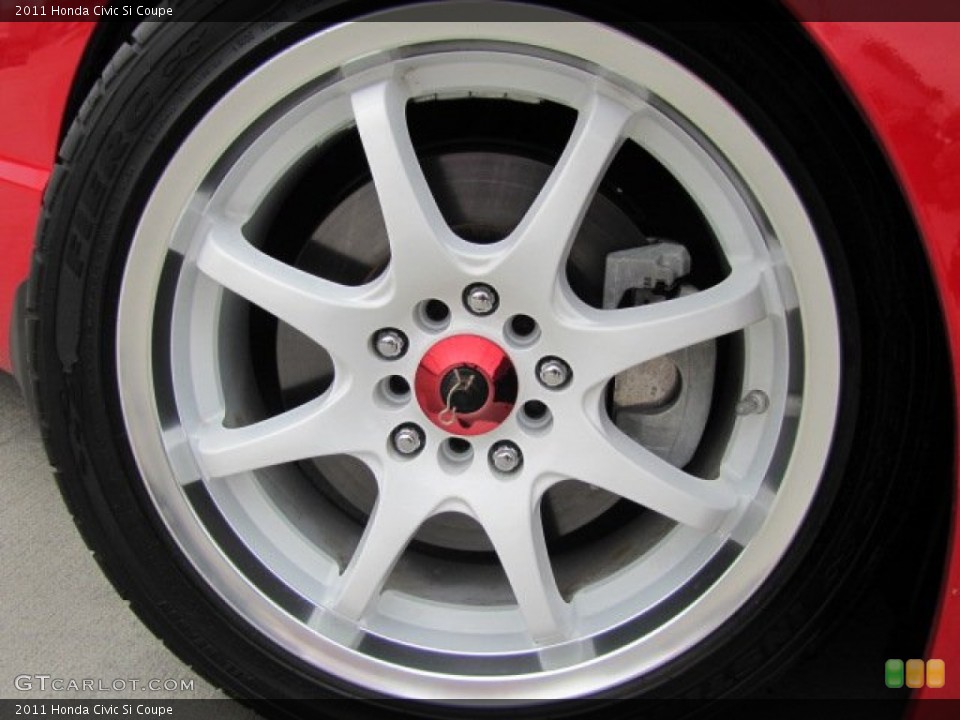 2011 Honda Civic Custom Wheel and Tire Photo #74849099