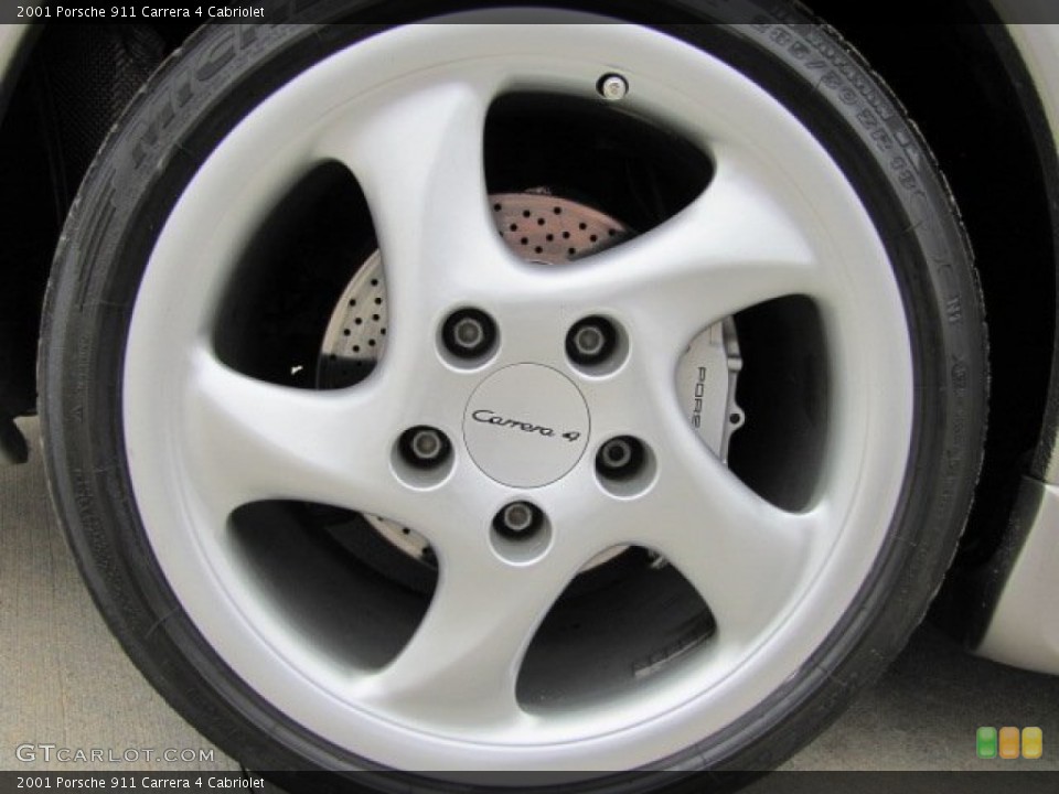 2001 Porsche 911 Carrera 4 Cabriolet Wheel and Tire Photo #74849819