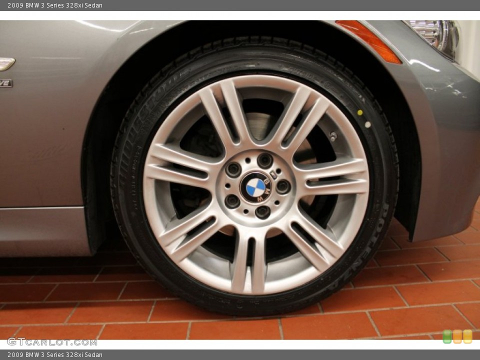 2009 BMW 3 Series 328xi Sedan Wheel and Tire Photo #74850926
