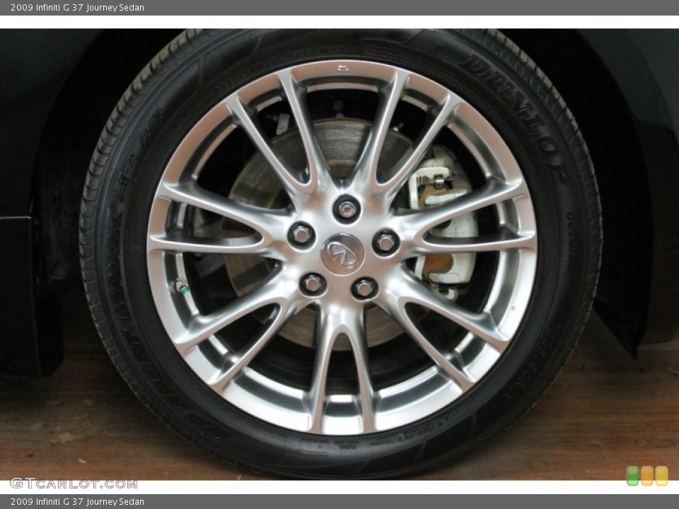 2009 Infiniti G 37 Journey Sedan Wheel and Tire Photo #74857547