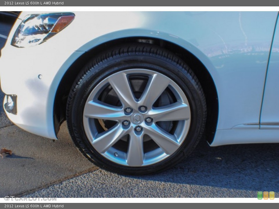 2012 Lexus LS 600h L AWD Hybrid Wheel and Tire Photo #74863799