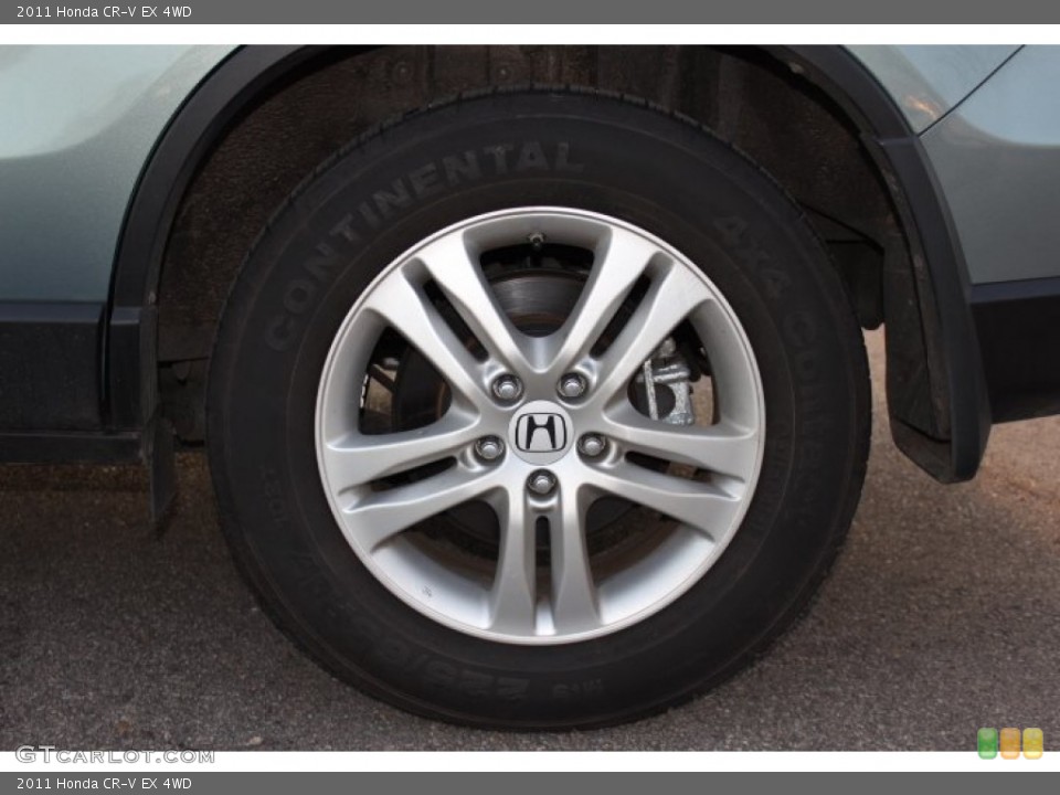 2011 Honda CR-V EX 4WD Wheel and Tire Photo #74865134