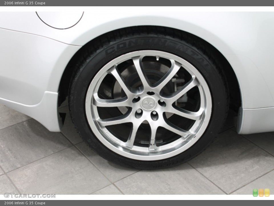 2006 Infiniti G 35 Coupe Wheel and Tire Photo #74865977