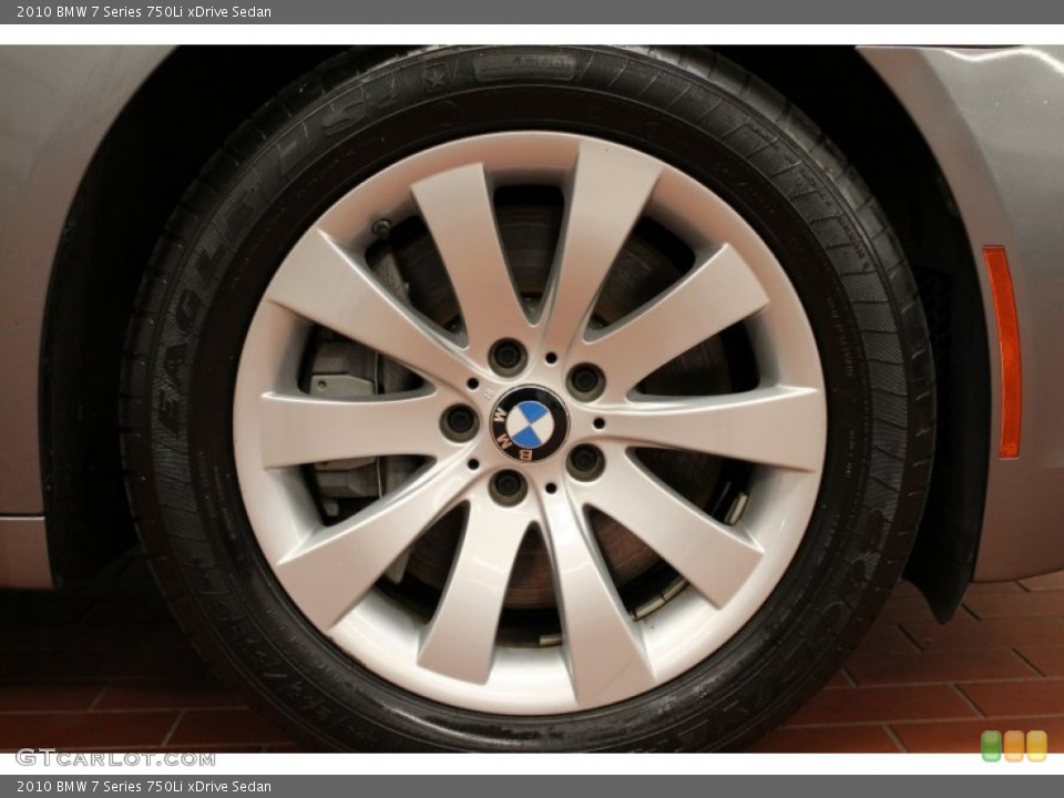 2010 BMW 7 Series 750Li xDrive Sedan Wheel and Tire Photo #74866173