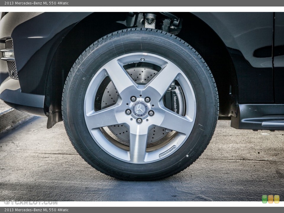 2013 Mercedes-Benz ML 550 4Matic Wheel and Tire Photo #74870389