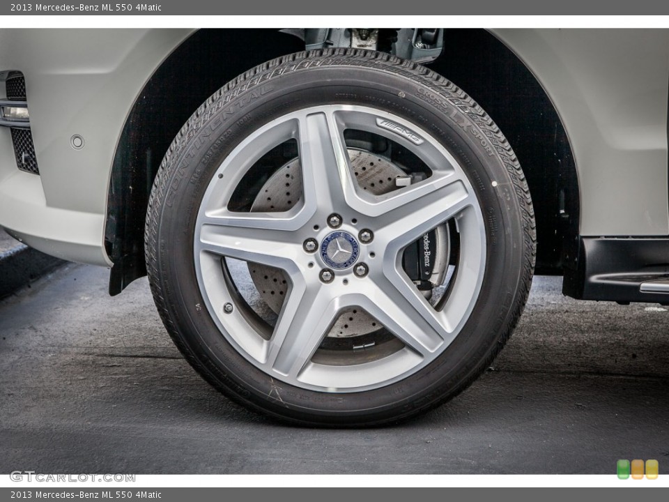 2013 Mercedes-Benz ML 550 4Matic Wheel and Tire Photo #74870908