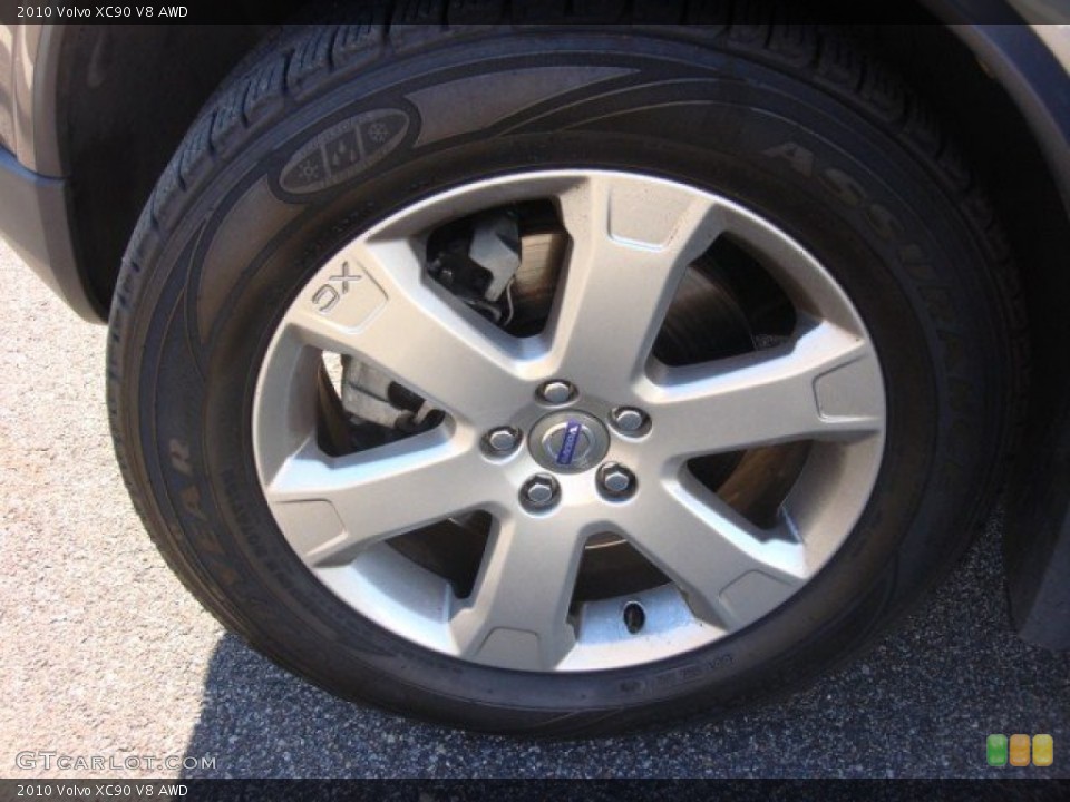 2010 Volvo XC90 V8 AWD Wheel and Tire Photo #74871944