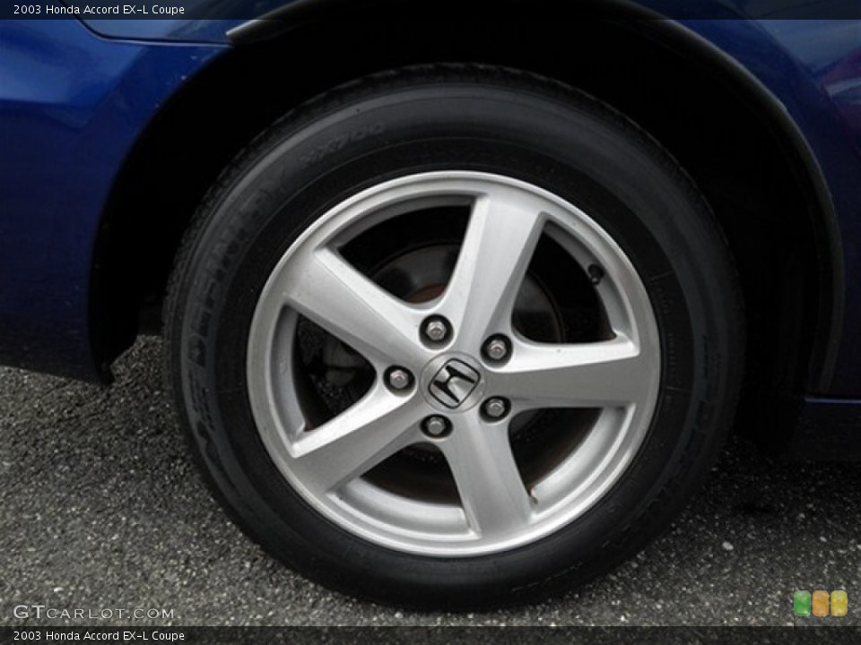 2003 Honda Accord EX-L Coupe Wheel and Tire Photo #74875376