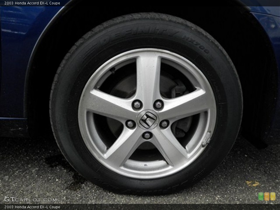 2003 Honda Accord EX-L Coupe Wheel and Tire Photo #74875389