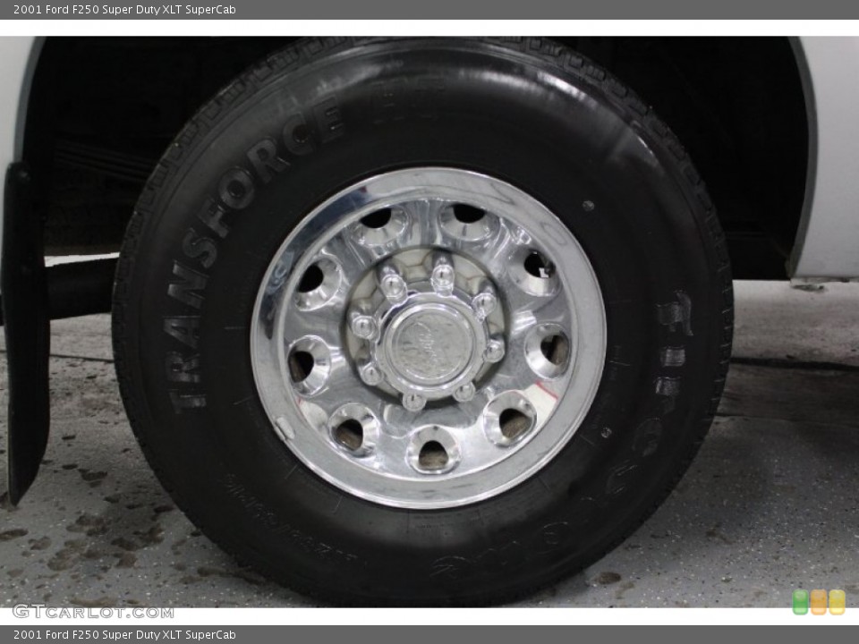 2001 Ford F250 Super Duty XLT SuperCab Wheel and Tire Photo #74881980