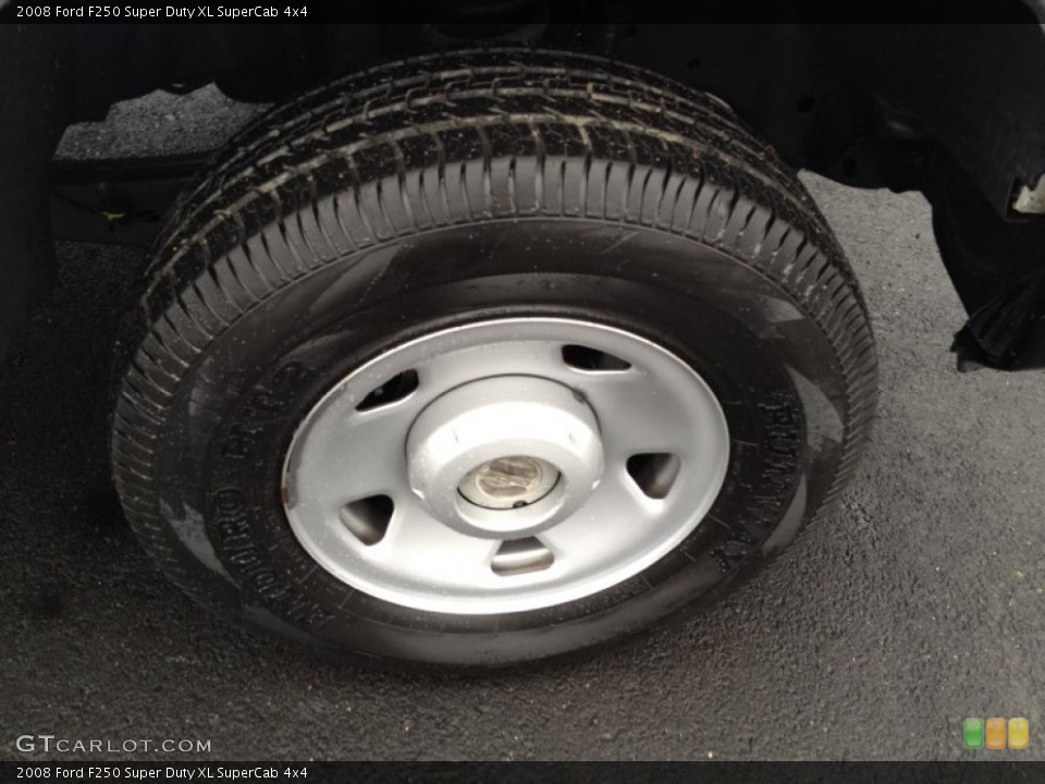 2008 Ford F250 Super Duty XL SuperCab 4x4 Wheel and Tire Photo #74883543