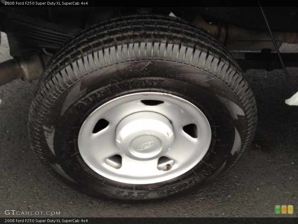 2008 Ford F250 Super Duty XL SuperCab 4x4 Wheel and Tire Photo #74883603