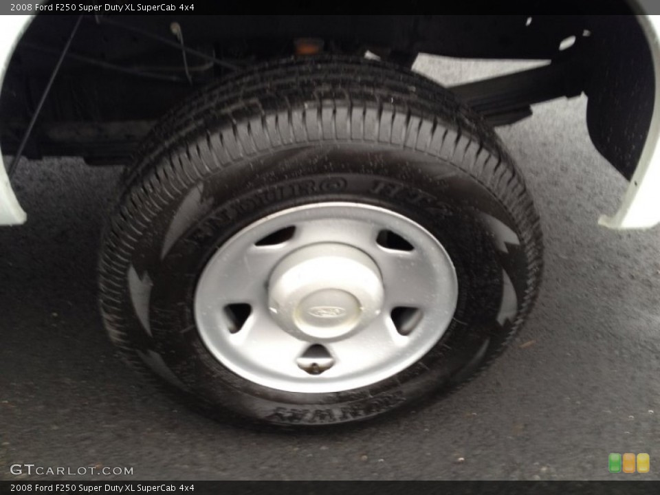 2008 Ford F250 Super Duty XL SuperCab 4x4 Wheel and Tire Photo #74883831
