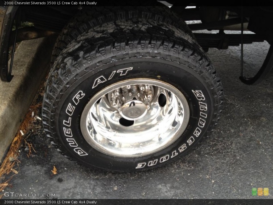 2000 Chevrolet Silverado 3500 LS Crew Cab 4x4 Dually Wheel and Tire Photo #74885405