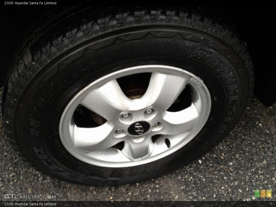 2006 Hyundai Santa Fe Limited Wheel and Tire Photo #74887923
