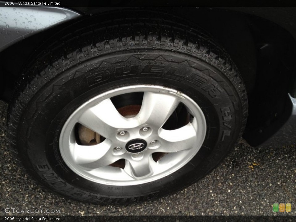 2006 Hyundai Santa Fe Limited Wheel and Tire Photo #74888141