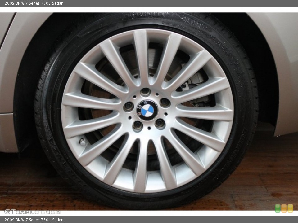 2009 BMW 7 Series 750Li Sedan Wheel and Tire Photo #74891332