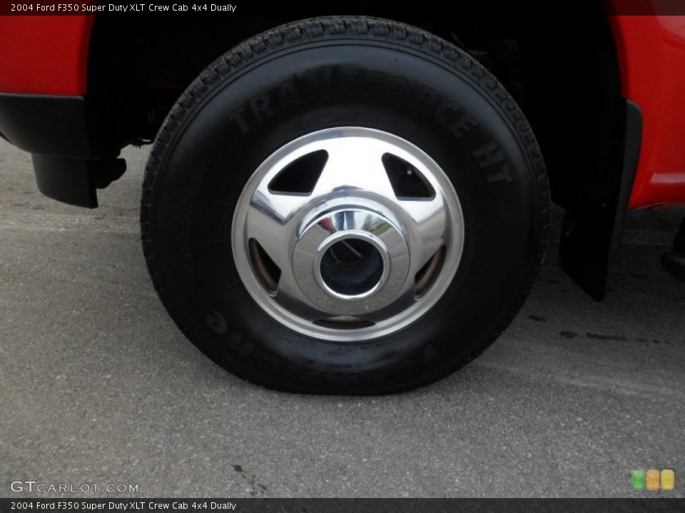 2004 Ford F350 Super Duty XLT Crew Cab 4x4 Dually Wheel and Tire Photo #74896547