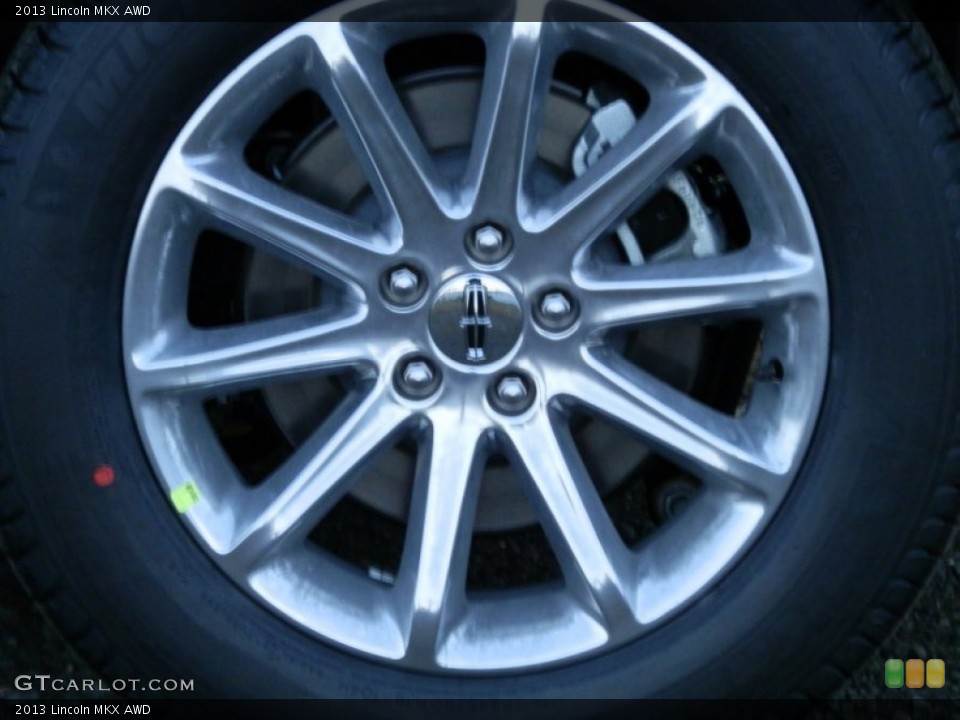 2013 Lincoln MKX AWD Wheel and Tire Photo #74898429