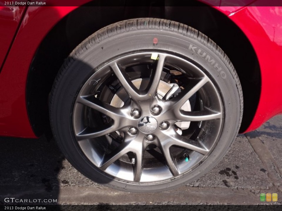 2013 Dodge Dart Rallye Wheel and Tire Photo #74908012