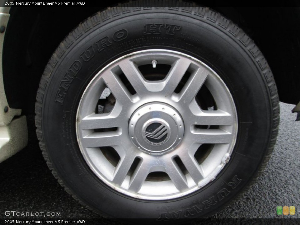 2005 Mercury Mountaineer V6 Premier AWD Wheel and Tire Photo #74923385