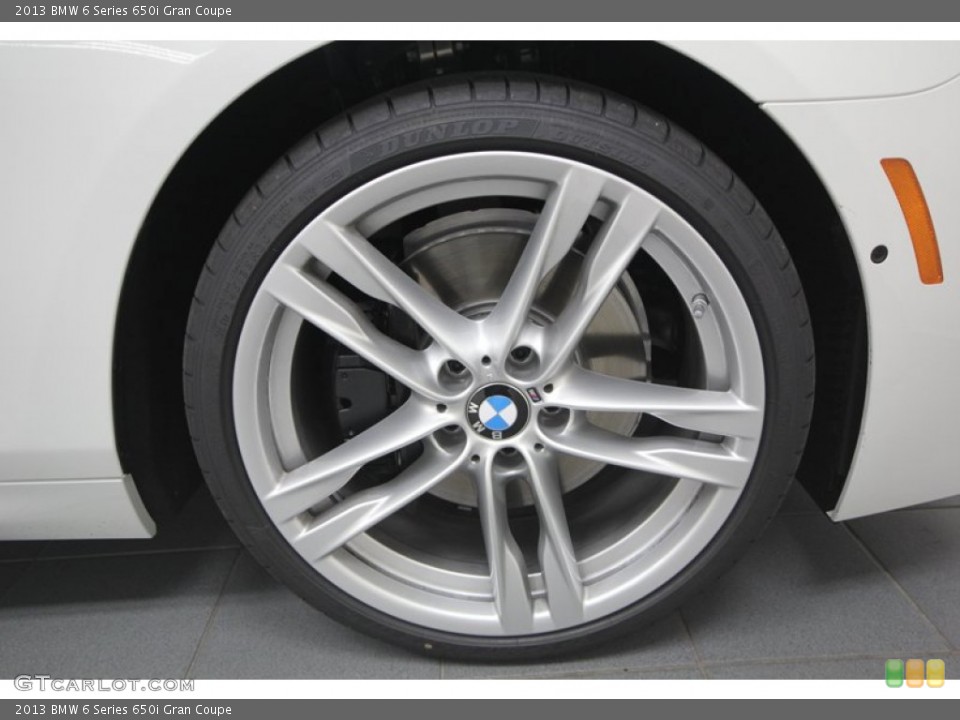 2013 BMW 6 Series 650i Gran Coupe Wheel and Tire Photo #74927103