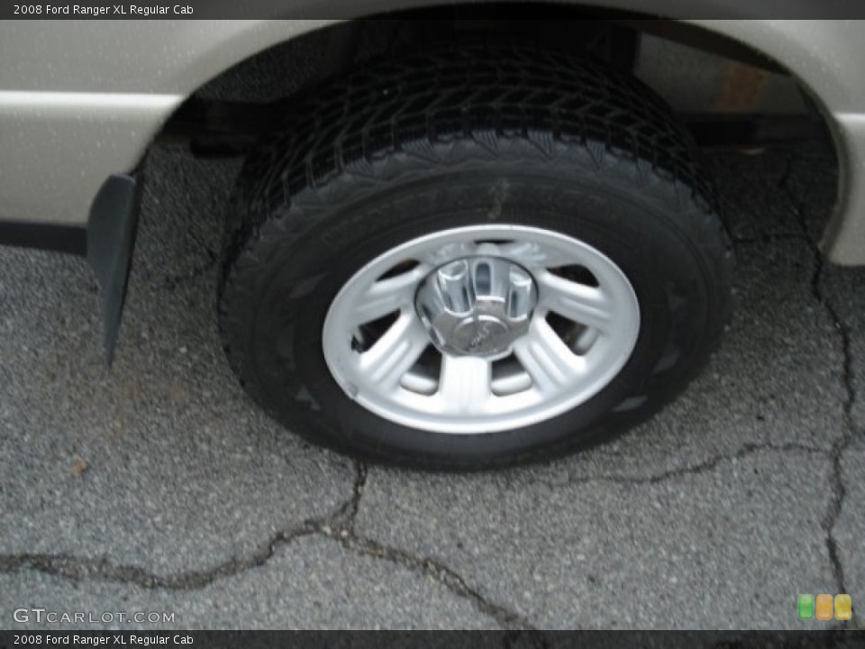 2008 Ford Ranger XL Regular Cab Wheel and Tire Photo #74928333
