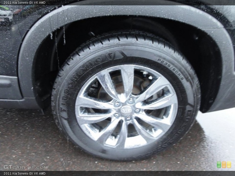 2011 Kia Sorento EX V6 AWD Wheel and Tire Photo #74943547