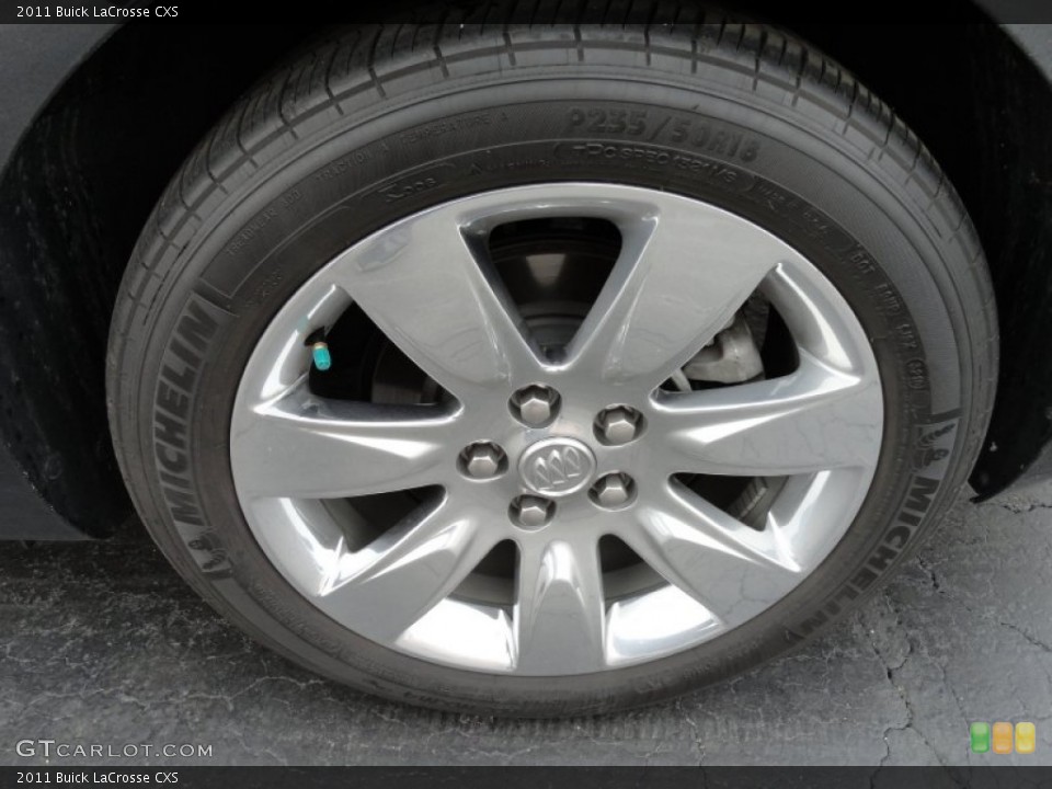 2011 Buick LaCrosse CXS Wheel and Tire Photo #74947018